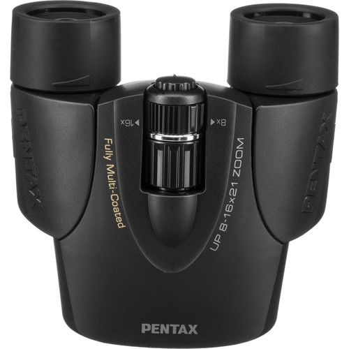  Pentax 8-16x21 U-Series UP Binoculars (Black)