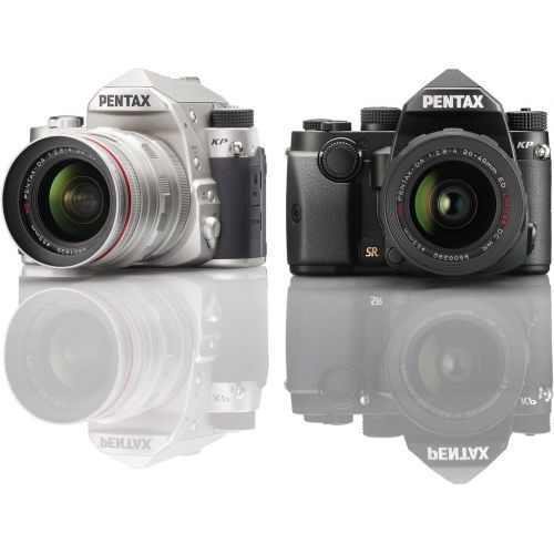  Pentax KP Silver Body 24.32 Ultra-Compact Weatherproof DSLR with 3 LCD, (Silver)