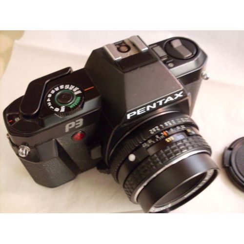  [아마존베스트]Pentax P3 Manual Focus 35mm Film Camera w/ 50mm Lens