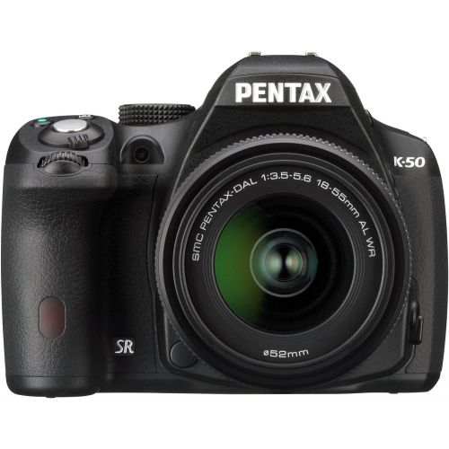  Pentax K-50 16MP Digital SLR Camera with 3-Inch LCD - Body Only (Black)