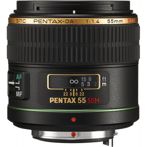  Pentax Telephoto 55mm f1.4 DA SDM Autofocus Lens for Digital SLR