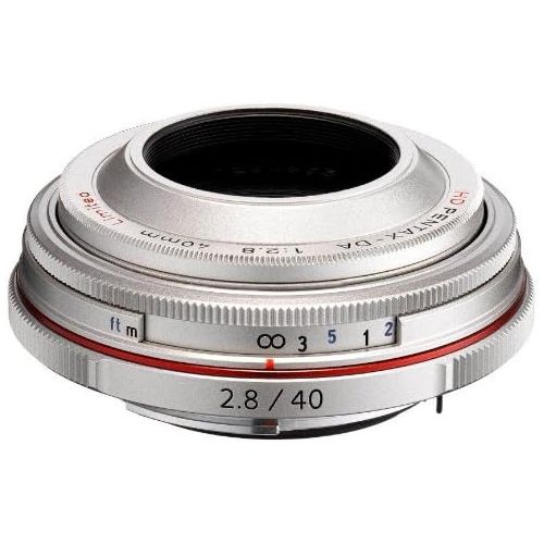  Pentax K-Mount HD DA 40mm f2.8 40-40mm Fixed Lens for Pentax KAF Cameras (Limited Silver)