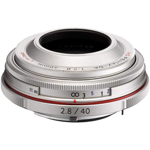  Pentax K-Mount HD DA 40mm f2.8 40-40mm Fixed Lens for Pentax KAF Cameras (Limited Silver)