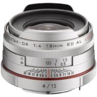 Pentax K-Mount HD DA 15mm f4 ED AL Fixed Lens for Pentax KAF Cameras ( Limited Silver)