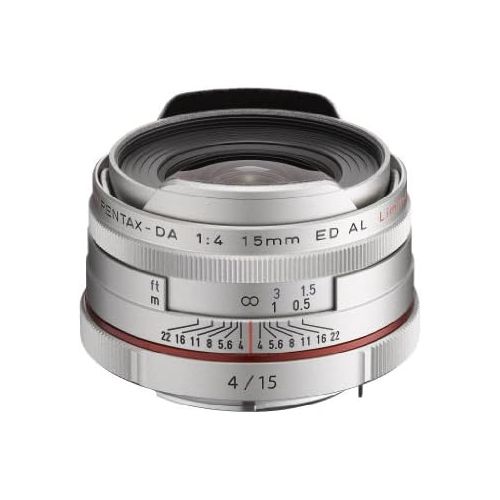  Pentax K-Mount HD DA 15mm f4 ED AL Fixed Lens for Pentax KAF Cameras ( Limited Silver)