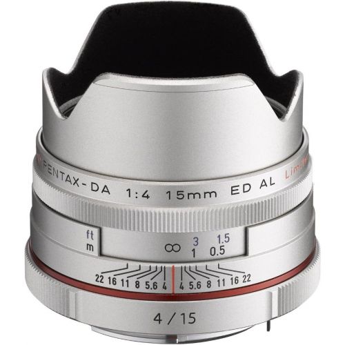  Pentax K-Mount HD DA 15mm f4 ED AL Fixed Lens for Pentax KAF Cameras ( Limited Silver)