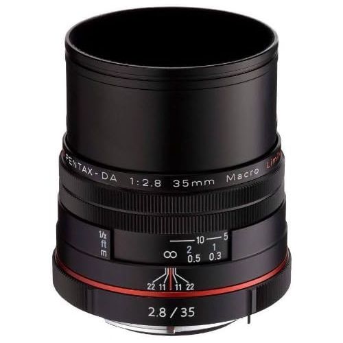  Pentax K-Mount HD DA 35mm f2.8 Macro 35-35mm Fixed Lens for Pentax KAF Cameras (Limited Black)