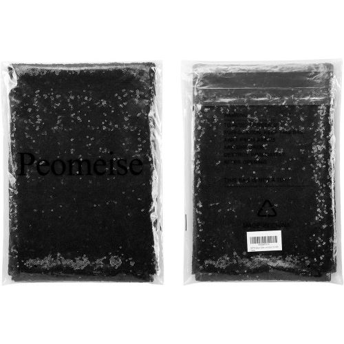  [아마존베스트]Peomeise 12x72 Inch Sequin Table Runner for Party Event Decorations