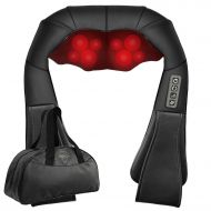 Pepacton Electric Neck Shoulder Back Massager with Heat. Shiatsu Deep Tissue Massager with 8 Massage Kneading Balls to Release Muscle Pain and Stress.