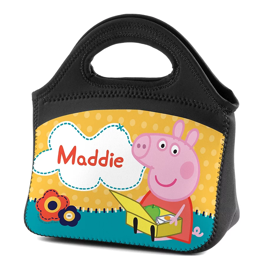  Peppa Pig Lunch Tote in Black