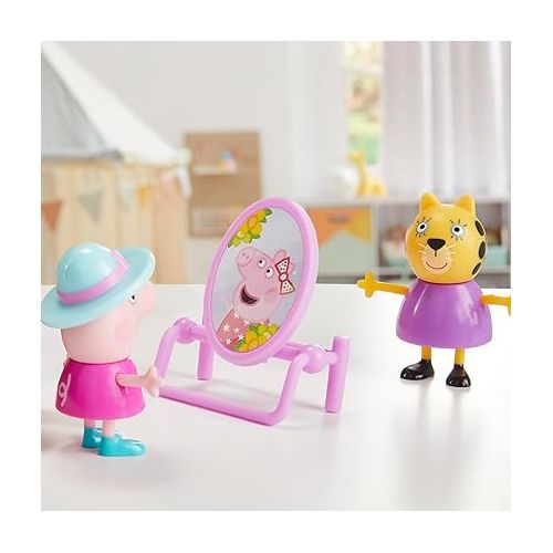  Peppa Pig Peppa’s Dance Party Playset with House, 2 Figures, and 6 Accessories, Preschool Toys for Girls and Boys Ages 3 and Up (Amazon Exclusive)