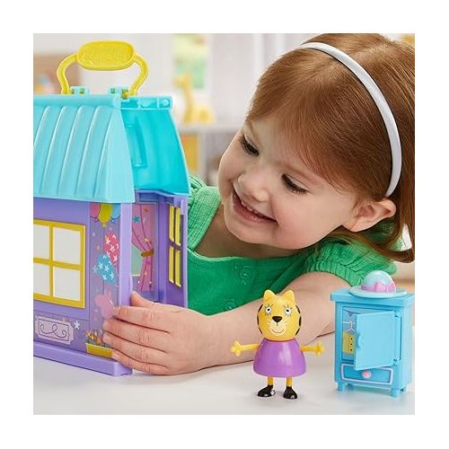  Peppa Pig Peppa’s Dance Party Playset with House, 2 Figures, and 6 Accessories, Preschool Toys for Girls and Boys Ages 3 and Up (Amazon Exclusive)