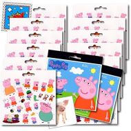 [아마존베스트]Peppa Pig Stickers Party Favors Pack - 12 Sheets of Peppa and Friends Stickers & 2 Specialty Separately Licensed Prize Reward Stickers