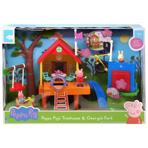  Nick Jr. Peppa Pigs Treehouse and Georges Fort Playset