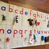 PeppynGus Montessori Movable Alphabet Roll Language Material