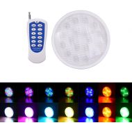 Per Remote Control LED Underwater Lights IP68 Waterproof RGB Colorful Light For Swimming Pool Fountain Aquarium Event Party Wedding-18w