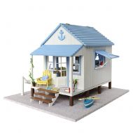 Per Newly Dollhouse Miniature DIY Mini Doll House Kit Creative Room Without Dustproof Cover