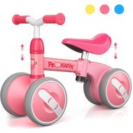 Peradix Baby Balance Bikes, Adjustable Baby Bike for 1 Year Old, Toddler Gifts for 1 2 3 Years Old Girl Boy with Adjustable Seat Handlebar, 1st Birthday Gift for 12 Months, Ideas B