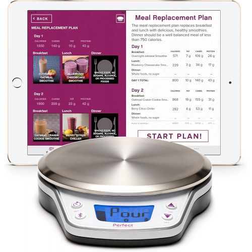 바이타믹스 Perfect Company Perfect Blend PRO Smart Scale + AppTrack nutrition and make delicious smoothies