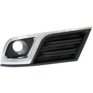 Perfect Fit Group REPC108618 - Traverse Fog Lamp Cover, LH, Black, W/ Chrome Molding, W/ Fog Lamps, Lt Model