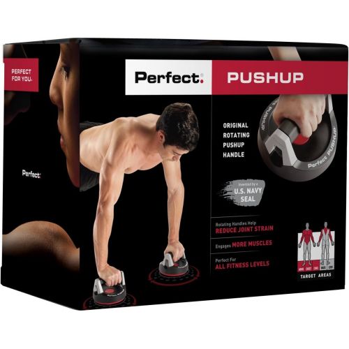  Perfect Fitness Perfect Pushup Rotating Push Up Handles, Pair