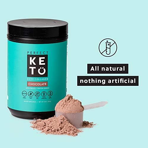  [아마존 핫딜] [아마존핫딜]Perfect Keto Protein Powder Unflavored: Grassfed Collagen Peptides Low Carb Keto Drink Supplement With MCT Oil Powder - Best as Keto Drink Creamer or added to Ketogenic Diet Snacks