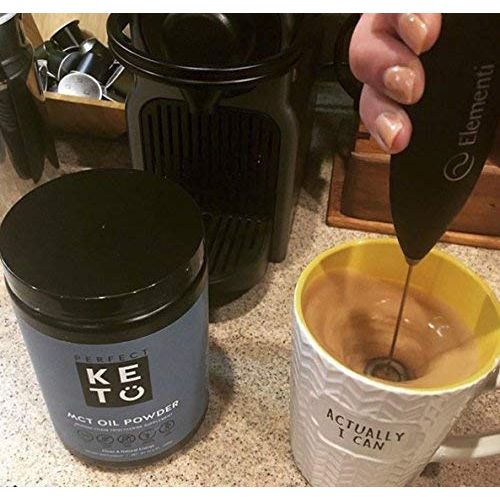  Perfect Keto MCT Oil Powder: Ketosis Supplement (Medium Chain Triglycerides, Coconuts) for Ketone...