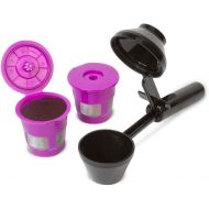Cafe Fill Value Pack by Perfect Pod | Reusable K Cup Coffee Pod Filters & Coffee Scoop, Compatible with Keurig K-Duo, K-Mini, 1.0, 2.0, K-Series and Select Single Cup Coffee Makers