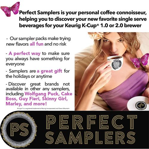  Perfect Samplers Coffee Pod Variety Pack, Dark Roast & Bold Flavors, Single Serve Cups for Keurig K Cup Machines - Robust Assortment, 80 Count