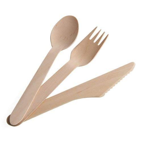  Perfect Stix Wooden Cutlery Combo Kit (Pack of 400)