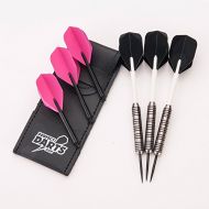 PerfectDarts 45g NODOR HIPPO HEAVY DARTS SET, 6 RAW100 TOUGH FLIGHTS, 6 STEMS, PD CASE