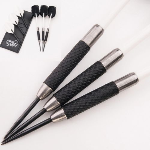  PerfectDarts 32g NODOR RHINO GRIP DARTS SET, 6 RAW100 TOUGH FLIGHTS, 6 STEMS, PD CASE