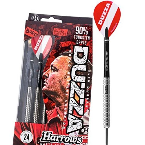  24g HARROWS GLEN DUZZA DURRANT 90% TUNGSTEN DARTS SET by PerfectDarts