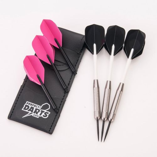  PerfectDarts 40g NODOR HIPPO HEAVY DARTS SET, 6 RAW100 TOUGH FLIGHTS, 6 STEMS, PD CASE