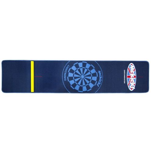  McKICKS DART MAT BLUE CARPET WITH RAISED OCHE by PerfectDarts