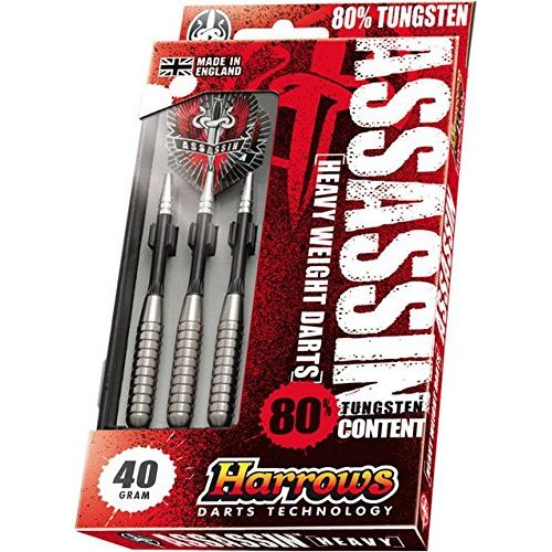  40g Ringed Harrows Assassin HEAVY Tungsten Darts Set by PerfectDarts