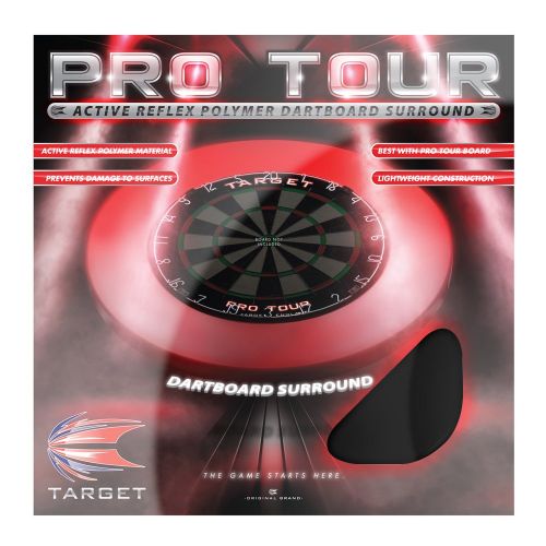  PerfectDarts TARGET LOGO DARTBOARD SURROUND RUBBER RING BLACK