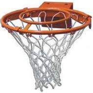 PerfectPitch Basketball Rebound Ring with An Orange Powder-Coated Steel