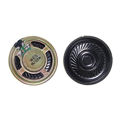  Perfk Ultra Thin Speaker 36 mm with Diagonal Screw Hole 8 Ohm 0.5 W DIY Accessories Voice Speaker