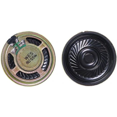  Perfk Ultra Thin Speaker 36 mm with Diagonal Screw Hole 8 Ohm 0.5 W DIY Accessories Voice Speaker