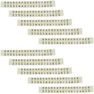 [아마존베스트]Perfk 10 x Kalimba Thumb Piano Finger Musical Scales Stickers for Children Beginners