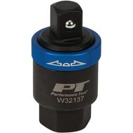 Performance Tool W32137 1/2-Inch Drive Ratcheting Breaker Bar Adapter - Converts Breaker Bar or Sliding T-Handle into Ratchet - Reversible Ratcheting Mechanism with Anodized Switch Collar