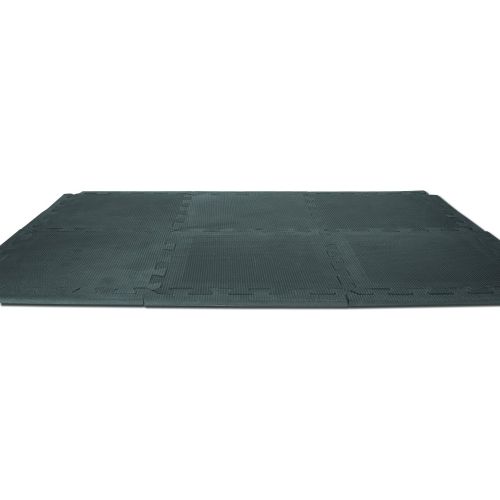  Performance Tool W88988 Protective Diamond Shape Anti-Fatigue Interlocking Floor Mat, 12 sq.ft./12 x 12, Gray