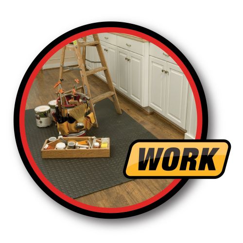  Performance Tool W88981 Anti-Fatigue Grip Mat Roll (LG) (30 Square Feet)