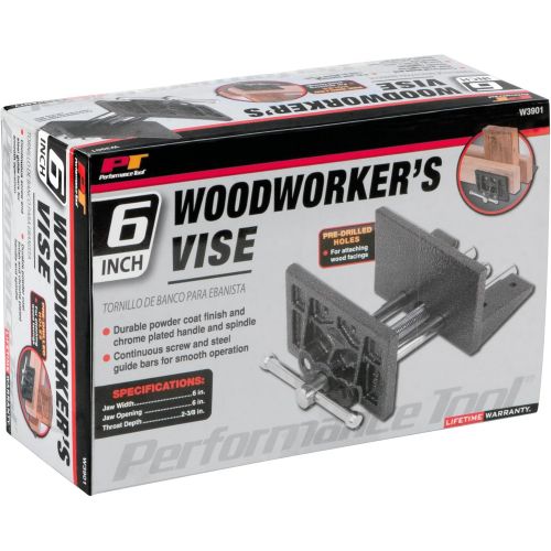  [아마존베스트]Performance Tool W3901 Hammer Tough 6-1/2 Woodworkers Vise