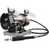 [아마존베스트]Performance Tool W50003 3 Mini Bench Grinder and Polisher with Flexible Shaft and Accessories, 120W, 0-10000 RPM