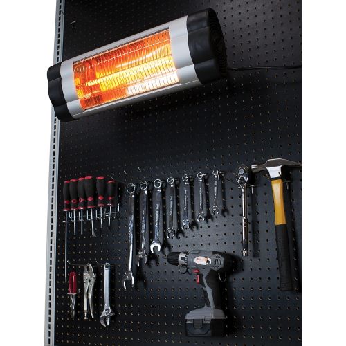  Performance Tool JEGS W5008 Infrared Shop Heater1500 Watt Moisture Resistant Adjustable Thermost