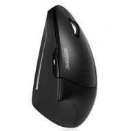 Perixx PERIMICE-713 Wireless Ergonomic Vertical Mouse - 1000/1500/2000 DPI - Right Handed - Recommended with RSI User