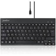 [아마존베스트]Perixx PERIBOARD-426 Wired USB Mini Keyboard with Flat Keys, 11666