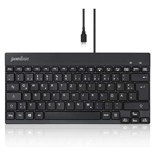  [아마존베스트]Perixx PERIBOARD-426 Wired USB Mini Keyboard with Flat Keys, 11666